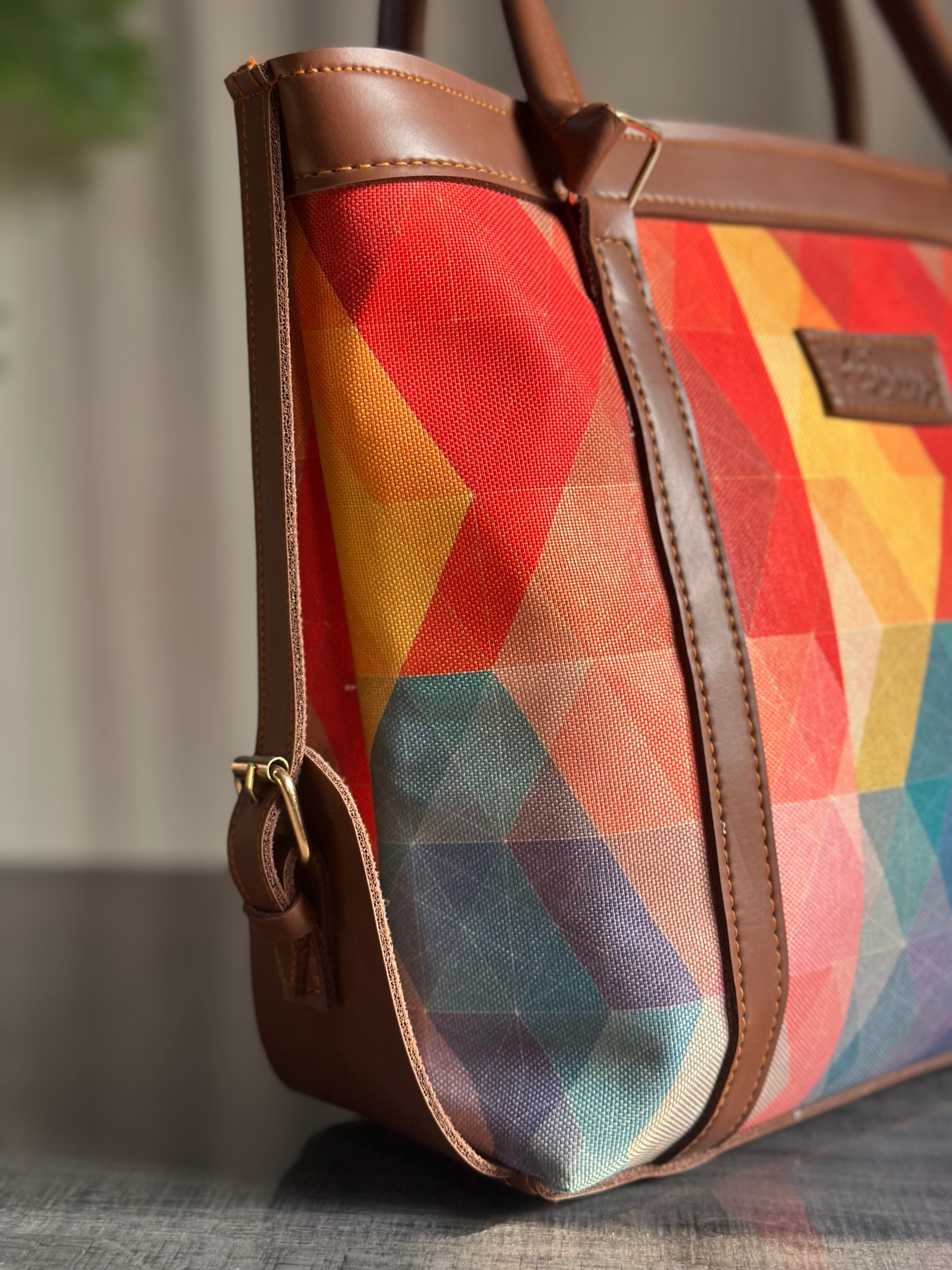 Fineur Strap Canvas Tote Prism