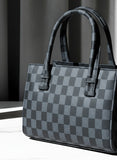 Fineur HandBag Mini Checkered - Black