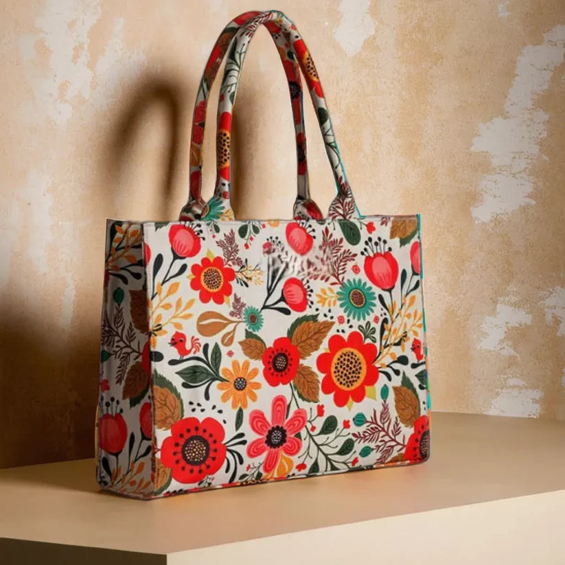 Fineur Canvas Tote Bag SunFlower